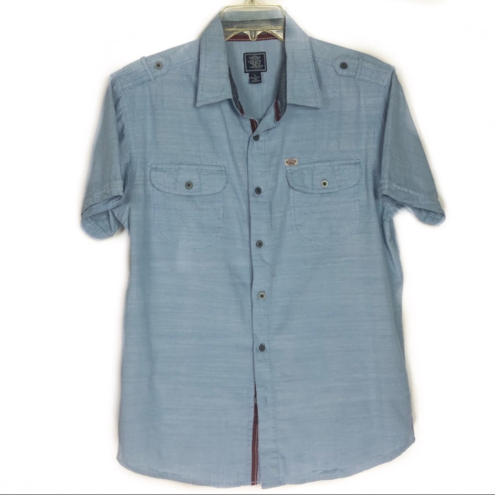 BLACK JACK CAUSAL BUTTON DOWN TEE SHIRT | …